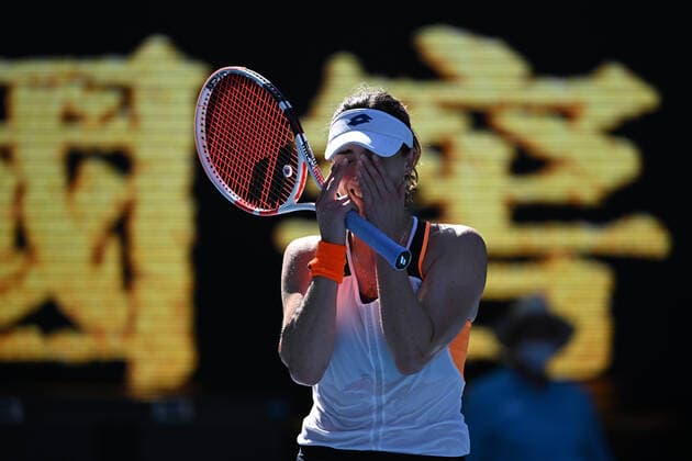 Alize Cornet TENNIS : Australian Open 2022 - 24 janvier AntoineCouvercelle Panoramic 