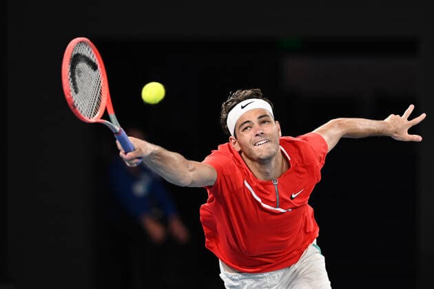 Taylor Fritz TENNIS : Australian Open 2022 - 24 janvier AntoineCouvercelle Panoramic 