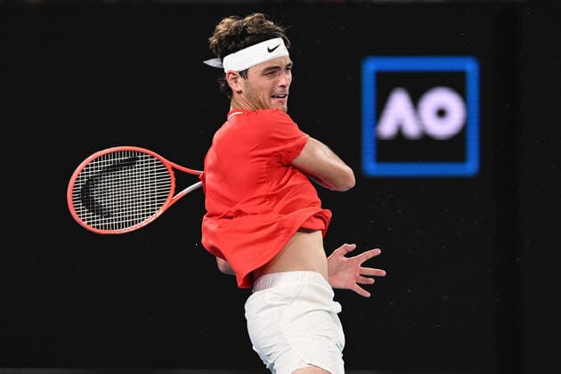 Taylor Fritz TENNIS : Australian Open 2022 - 24 janvier AntoineCouvercelle Panoramic 
