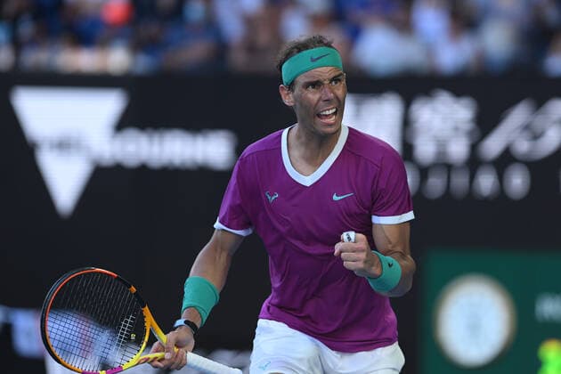 Rafael Nadal (Esp) TENNIS : Australian Open 2022 - 25 janvier AntoineCouvercelle Panoramic 