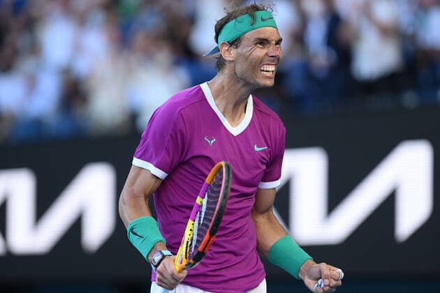 Rafael Nadal (Esp) TENNIS : Australian Open 2022 - 25 janvier AntoineCouvercelle Panoramic 