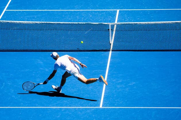 January 25, 2022, Melbourne, Victoria, Australia: MELBOURNE, AUSTRALIA - JANUARY 25: Denis Shapovalov of Canada during his 5 set loss to Rafael Nadal of Spain on day 9 of the 2022 Australian Open at Melbourne Park on January 25, 2022 in Melbourne, Australia. Melbourne Australia - ZUMAp121 20220125_zsp_p121_113 Copyright: xChrisxPutnamx