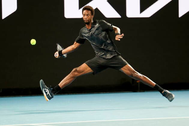 Gael Monfils Tennis Australian Open 2022 Grand Slam Melbourne Park Melbourne Victoria Australia 25 January 2022 Copyright: xJuergenxHasenkopfx