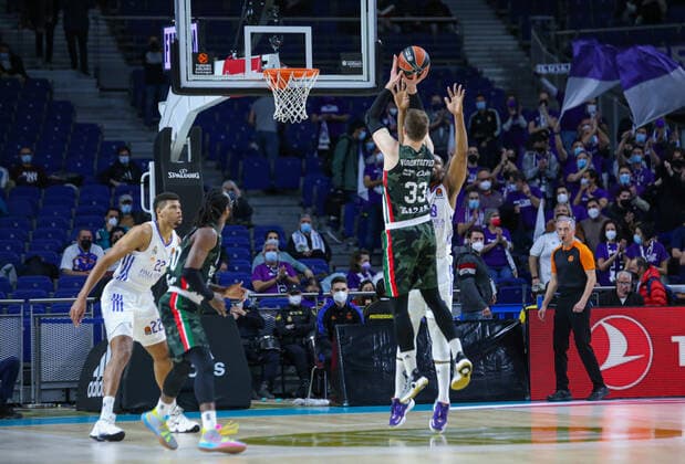 25th January 2022 Wizink Center Madrid, Spain Turkish Airlines Euroleague Basketball Spain, Real Madrid versus Unics Kazan Andrey Vorontsevich Unics Madrid Madrid Spain Basketball Copyright: xAlbaxPachecox xAgenciaxLOFx