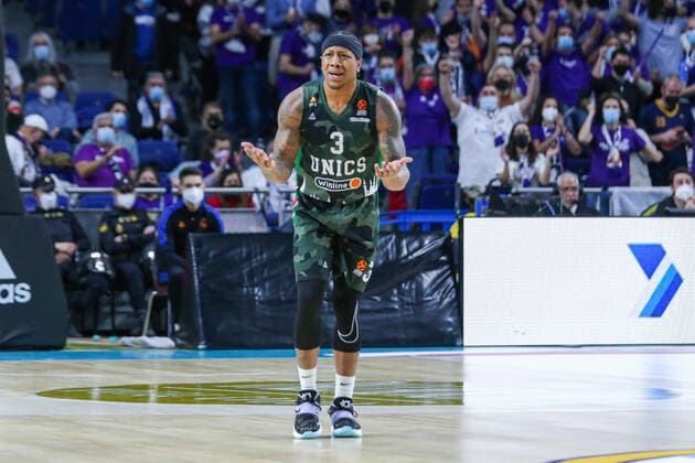25th January 2022 Wizink Center Madrid, Spain Turkish Airlines Euroleague Basketball Spain, Real Madrid versus Unics Kazan Isaiah Canaan Unics Madrid Madrid Madrid Spain Basketball Copyright: xAlbaxPachecox xAgenciaxLOFx