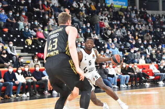 Charles Kahudi (asvel) BASKETBALL : LDLC ASVEL vs Bayern Munich - Euroligue - 25 01 2022 FredericChambert Panoramic 