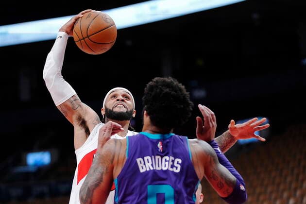 Basketball, NBA, Toronto Raptors - Charlotte Hornets