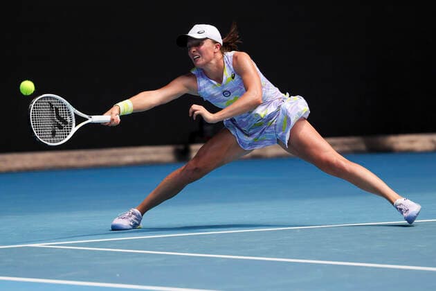 Iga Swiatek Tennis Australian Open 2022 Grand Slam Melbourne Park Melbourne Victoria Australia 26 January 2022 Copyright: xJuergenxHasenkopfx