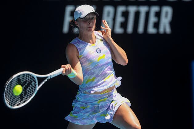 Iga Swiatek Tennis Australian Open 2022 Grand Slam Melbourne Park Melbourne Victoria Australia 26 January 2022 Copyright: xJuergenxHasenkopfx