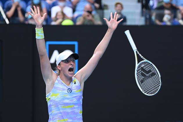 Iga Swiatek TENNIS : Australian Open 2022 - 26 janvier AntoineCouvercelle Panoramic 