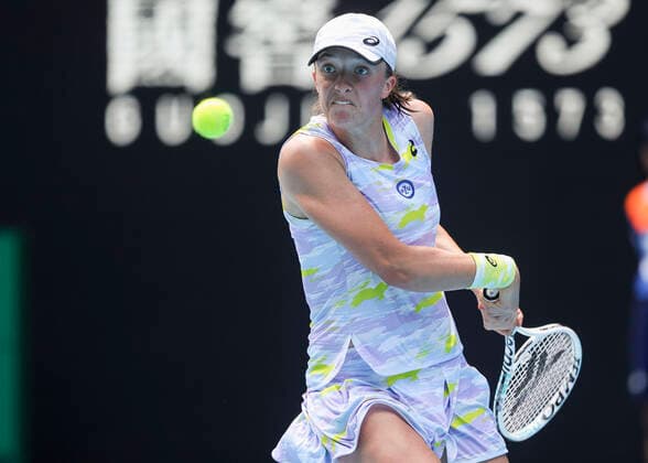 Iga Swiatek Tennis Australian Open 2022 Grand Slam Melbourne Park Melbourne Victoria Australia 26 January 2022 Copyright: xJuergenxHasenkopfx