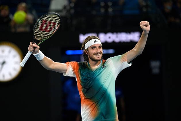 2022 Australian Open Stefanos Tsitsipas , Greece