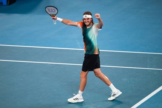 2022 Australian Open Stefanos Tsitsipas , Greece