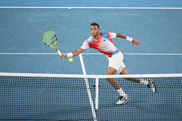 Felix Auger Aliassime (Can) TENNIS : Australian Open 2022 - 26 janvier AntoineCouvercelle Panoramic 