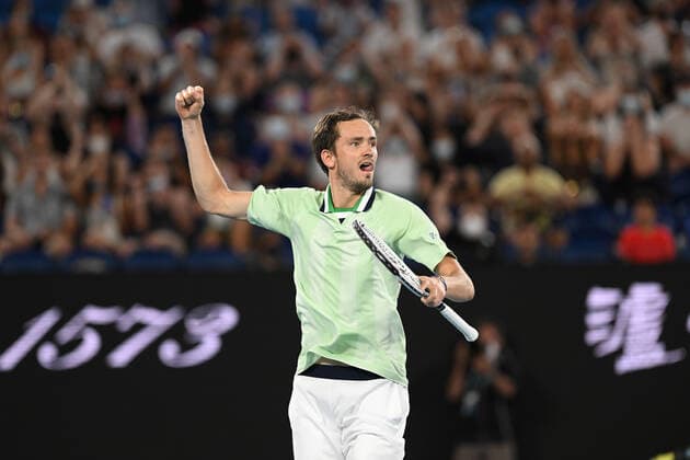Daniil Medvedev TENNIS : Australian Open 2022 - 26 janvier AntoineCouvercelle Panoramic 