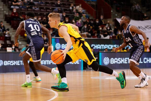 Ludwigsburg , Basketball Champions League MHP Riesen Ludwigsburg vs JDA Dijon , Johannes Patrick Riesen