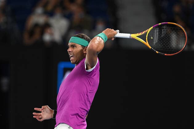 Rafael Nadal (Esp) TENNIS : Australian Open 2022 - 28 janvier AntoineCouvercelle Panoramic 
