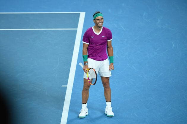 Rafael Nadal (Esp) TENNIS : Australian Open 2022 - 28 janvier AntoineCouvercelle Panoramic 