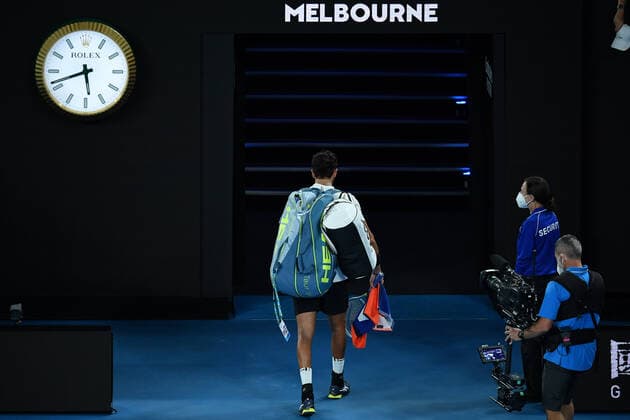 Matteo Berrettini (Ita) TENNIS : Australian Open 2022 - 28 janvier AntoineCouvercelle Panoramic 