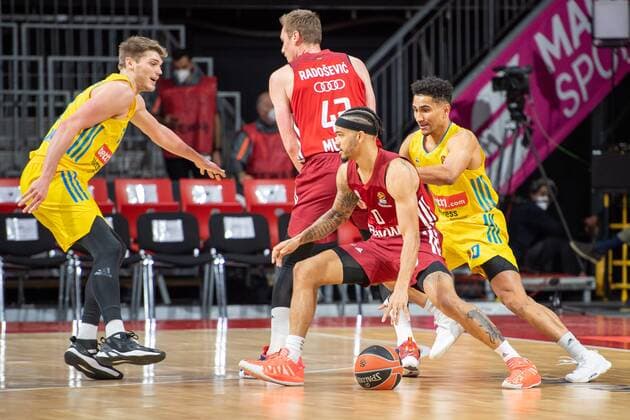 Nick Weiler Babb 0 FC Bayern , Maodo Lo 0 Alba Berlin , FC Bayern Basketball vs Alba Berlin, easyCredit BBL, 28 01 2022 Muenchen Bayern Germany Copyright: xkolbert-press UlrichxGamelx