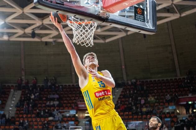 Ben Lammers 55 Alba Berlin , FC Bayern Basketball vs Alba Berlin, easyCredit BBL, 28 01 2022 Munich Bavaria Germany Copyright: xkolbert-press UlrichxGamelx