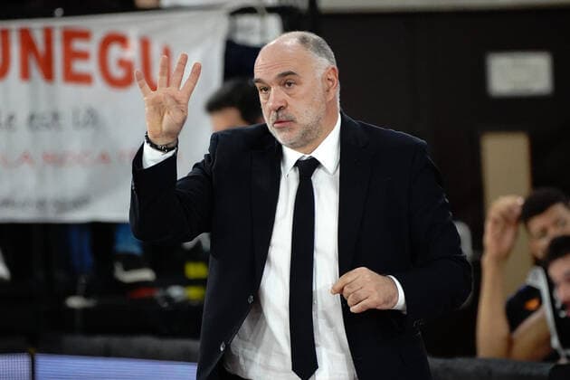 Pablo Laso (Coach du Real Madrid) BASKETBALL : AS Monaco vs Real Madrid - Euroleague - Monaco - 28 01 2022 NorbertScanella Panoramic 
