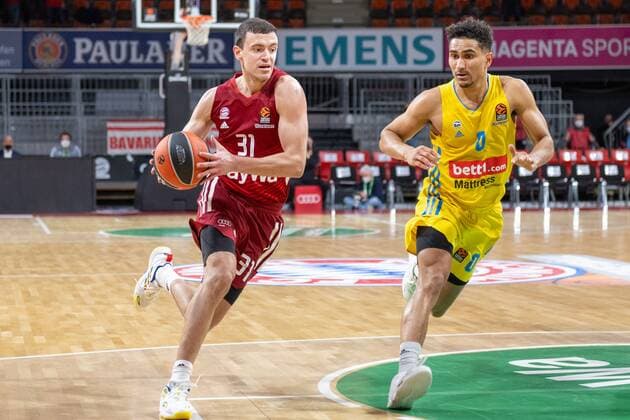 Zan Mark Sisko 31 FC Bayern , Maodo Lo 0 Alba Berlin , FC Bayern Basketball vs Alba Berlin, easyCredit BBL, 28 01 2022 Muenchen Bayern Germany Copyright: xkolbert-press UlrichxGamelx