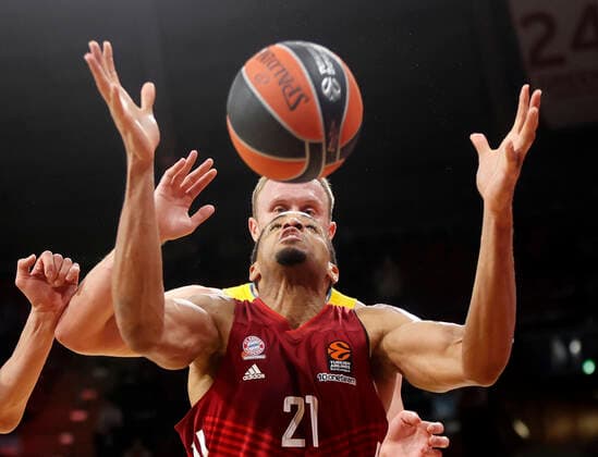 28 01 2022, Basketball Euroleague, FC Bayern Basketball vs Alba Berlin, Audi Dome Munich, sports, in picture Augustine Rubit FCB Basketball vs Like Sigma ALBA Berlin