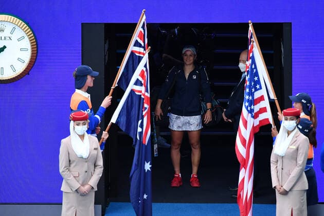 Ashleigh Barty (Aus) TENNIS : Australian Open 2022 - 29 janvier AntoineCouvercelle Panoramic 