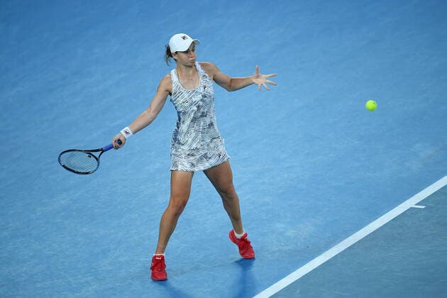 Ashleigh Barty (Aus) TENNIS : Australian Open 2022 - 29 janvier AntoineCouvercelle Panoramic 