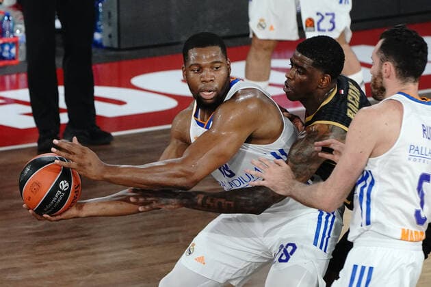 Guerschon Yabusele (Real Madrid) BASKETBALL : AS Monaco vs Real Madrid - Euroleague - Monaco - 28 01 2022 NorbertScanella Panoramic 
