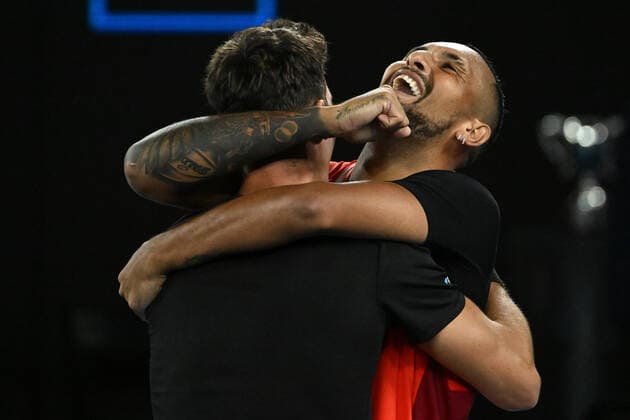 Tennis, Australian Open, doubles final, Kyrgios Kokkinakis - Zeballos Granollers
