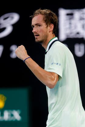 Daniil Medvedev, Final, Final Tennis Australian Open 2022 Grand Slam Melbourne Park Melbourne Victoria Australia 30 January 2022 Copyright: xJuergenxHasenkopfx