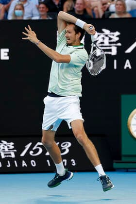 Daniil Medvedev, Final, Final Tennis Australian Open 2022 Grand Slam Melbourne Park Melbourne Victoria Australia 30 January 2022 Copyright: xJuergenxHasenkopfx