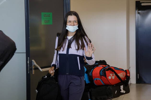 Australian Open junior winner Petra Marcinko has returned home Tennis player Petra Marcinko can be seen at the airport in Zagreb, Croatia on January 30, 2022. Young tennis player Petra Marcinko, who won the junior title at the first Grand Slam tournament of this season, has returned home to the Australian Open. She was greeted at the airport by family and friends. DavorxPuklavec PIXSELL