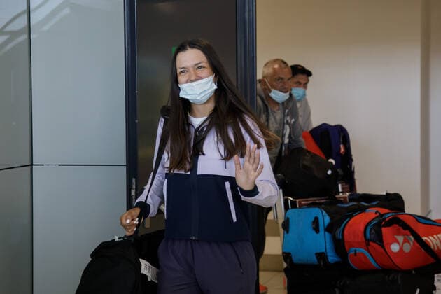 Australian Open junior winner Petra Marcinko has returned home Tennis player Petra Marcinko can be seen at the airport in Zagreb, Croatia on January 30, 2022. Young tennis player Petra Marcinko, who won the junior title at the first Grand Slam tournament of this season, has returned home to the Australian Open. She was greeted at the airport by family and friends. DavorxPuklavec PIXSELL