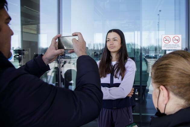 Australian Open junior winner Petra Marcinko has returned home Tennis player Petra Marcinko can be seen at the airport in Zagreb, Croatia on January 30, 2022. Young tennis player Petra Marcinko, who won the junior title at the first Grand Slam tournament of this season, has returned home to the Australian Open. She was greeted at the airport by family and friends. DavorxPuklavec PIXSELL