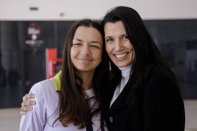 Australian Open junior winner Petra Marcinko has returned home Ivana Marcinko, mother of tennis player Petra Marcinko, can be seen at the airport in Zagreb, Croatia on January 30, 2022. Young tennis player Petra Marcinko, who won the junior title at the first Grand Slam tournament of this season, has returned home to the Australian Open. She was greeted at the airport by family and friends. DavorxPuklavec PIXSELL