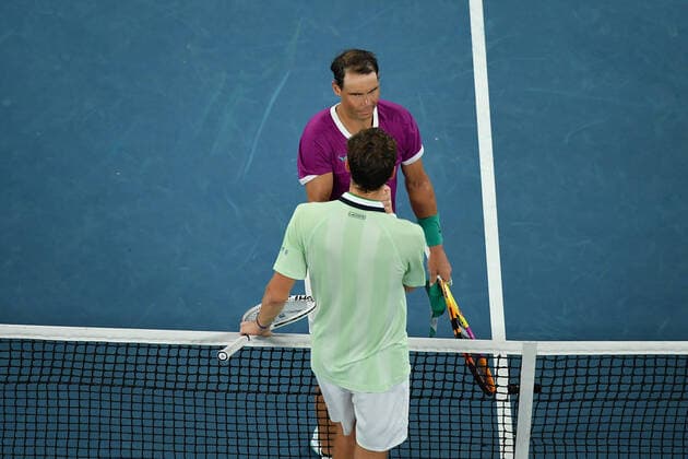 Rafael Nadal (Esp) TENNIS : Australian Open 2022 - 31 janvier AntoineCouvercelle Panoramic 