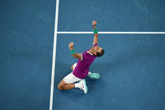 Rafael Nadal (Esp) TENNIS : Australian Open 2022 - 31 janvier AntoineCouvercelle Panoramic 