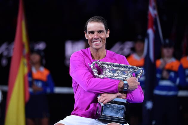 Rafael Nadal (Esp) TENNIS : Australian Open 2022 - 31 janvier AntoineCouvercelle Panoramic 