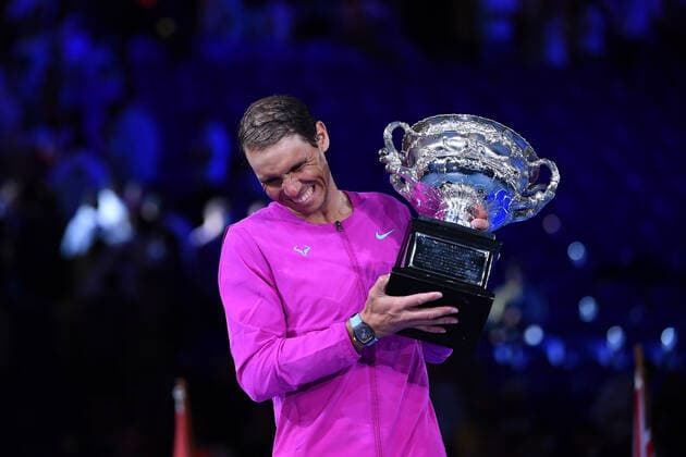 Rafael Nadal (Esp) TENNIS : Australian Open 2022 - 31 janvier AntoineCouvercelle Panoramic 