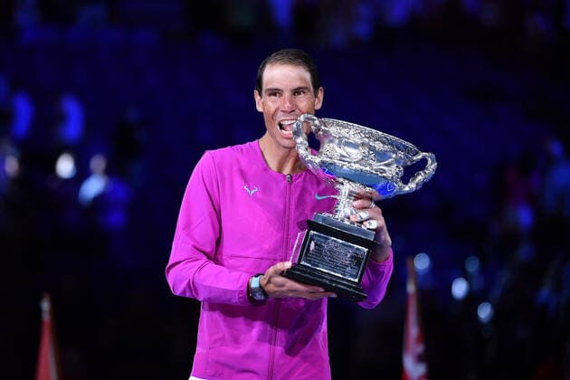 Rafael Nadal (Esp) TENNIS : Australian Open 2022 - 31 janvier AntoineCouvercelle Panoramic 