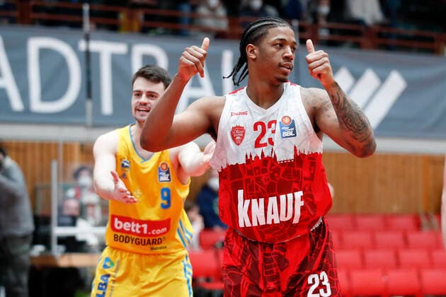 30 01 2022, skin round 2021 22, 19 matchday, s Oliver Wuerzburg vs ALBA Berlin, easyCredit BBL, 19 matchday, GER, Wuerzburg, tectake ARENA, picture Desi Rodriguez s Oliver Wuerzburg Copyright: HMBxMedia xHeikoxBecker