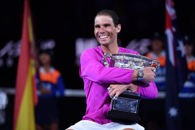 Rafael Nadal (Esp) TENNIS : Australian Open 2022 - 31 janvier AntoineCouvercelle Panoramic 