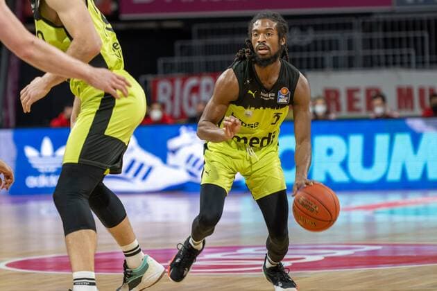 Marcus Thornton 3 medi Bayreuth , FC Bayern Basketball vs medi Bayreuth, easyCredit BBL, 30 01 2022 Munich Bavaria Germany Copyright: xkolbert-press UlrichxGamelx