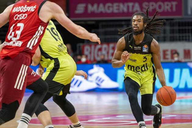 Marcus Thornton 3 medi Bayreuth , FC Bayern Basketball vs medi Bayreuth, easyCredit BBL, 30 01 2022 Munich Bavaria Germany Copyright: xkolbert-press UlrichxGamelx