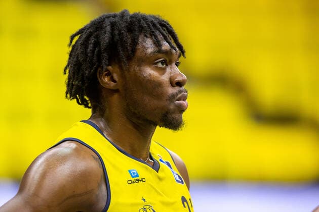 Oldenburg, Lower Saxony, DEU, 30 01 2022, Tai Odiase EWE Baskets Oldenburg EWE Baskets Oldenburg vs Telekom Baskets Bonn 1 Basketball Bundesliga Saison 2021 2022, 19 Spieltag, Grosse EWE Arena EWE Baskets Oldenburg vs Telekom Baskets Bonn