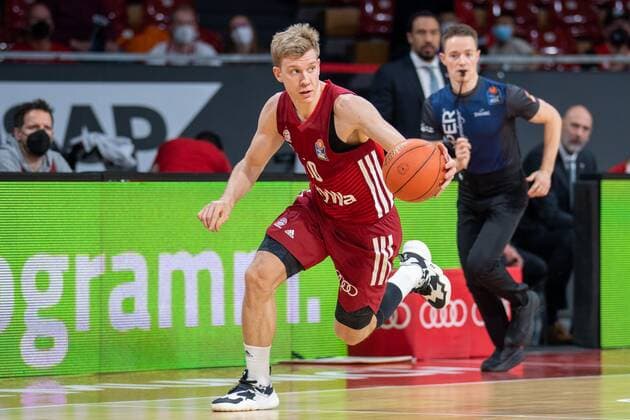 Ognjen Jaramaz 10 FC Bayern , FC Bayern Basketball vs medi Bayreuth, easyCredit BBL, 30 01 2022 Munich Bavaria Germany Copyright: xkolbert-press UlrichxGamelx