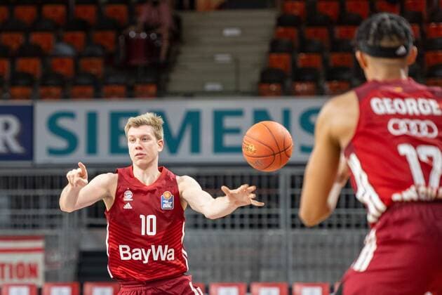 Ognjen Jaramaz 10 FC Bayern , FC Bayern Basketball vs medi Bayreuth, easyCredit BBL, 30 01 2022 Munich Bavaria Germany Copyright: xkolbert-press UlrichxGamelx